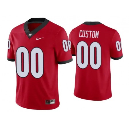Men's Georgia Bulldogs Active Player Custom Red College Stitched Football Jersey