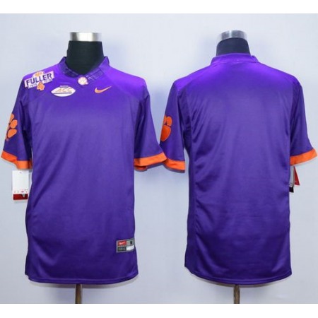 Tigers Blank Purple Limited Stitched NCAA Jersey