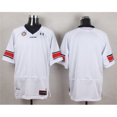 Tigers Blank White Stitched NCAA Jersey