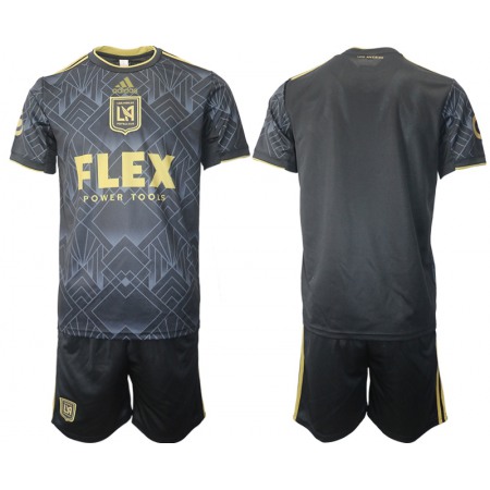 Men's Los Angeles Football Club Blank Black Soccer Jersey Suit