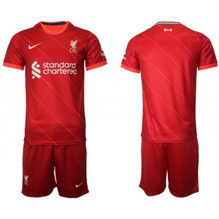 Men's Liverpool 2021/22 Red Home Jersey Suit