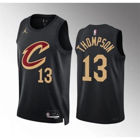 Men's Cleveland Cavaliers #13 Tristan Thompson Black Statement Edition Stitched Jersey