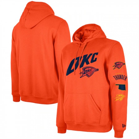 Men's Oklahoma City Thunder Orange 2023/24 City Edition Pullover Hoodie