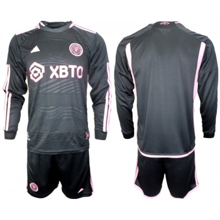 Men's Inter Miami CF Blank 2023/24 Black Away Soccer Jersey Suit