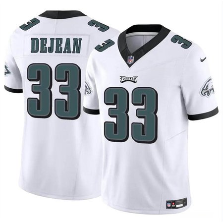 Youth Philadelphia Eagles #33 Cooper DeJean White 2024 Draft F.U.S.E Vapor Untouchable Limited Stitched Football Jersey