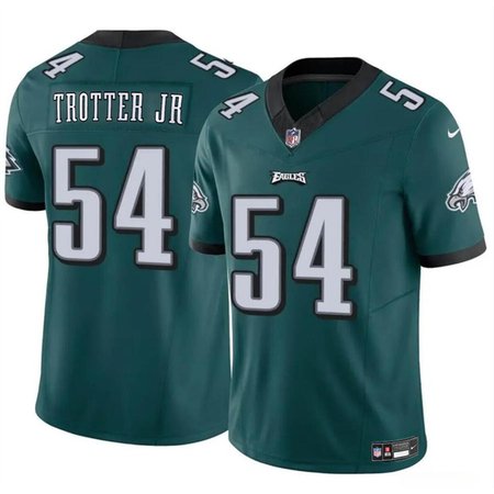 Youth Philadelphia Eagles #54 Jeremiah Trotter Jr Green 2024 Draft F.U.S.E Vapor Untouchable Limited Stitched Football Jersey