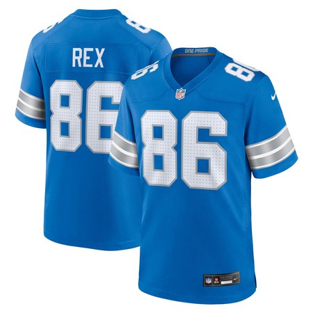 Men's Detroit Lions Isaac Rex Nike Blue Game Jersey