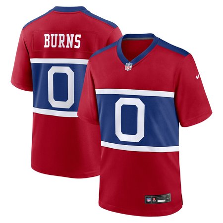 Men's New York Giants Brian Burns Nike Century Red Alternate Game Jersey