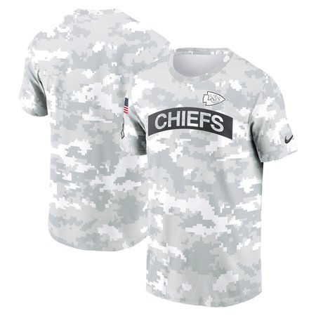 Men's Kansas City Chiefs Nike Arctic Camo 2024 Salute To Service Performance T-Shirt