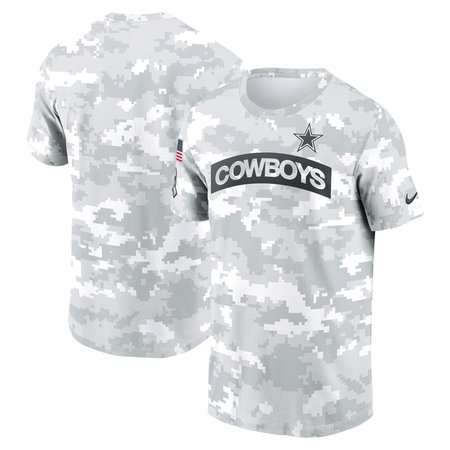 Men's Dallas Cowboys Nike White 2024 Salute To Service Big & Tall Performance T-Shirt