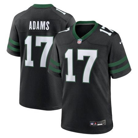 Men's New York Jets Davante Adams Nike Legacy Black Alternate Game Jersey