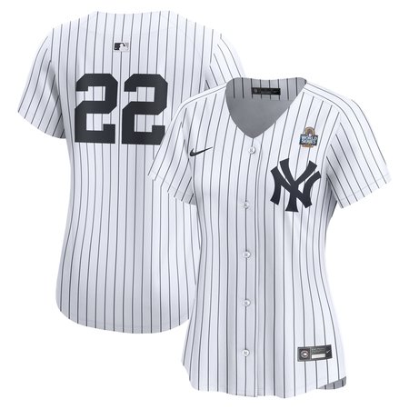 Women's New York Yankees Juan Soto Nike White 2024 World Series Home Limited Player Jersey