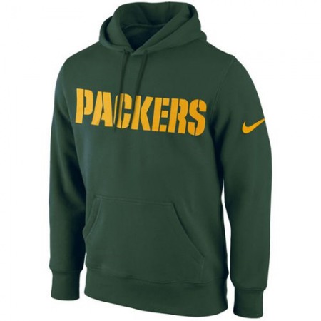 Green Bay Packers Nike KO Wordmark Performance Hoodie Green