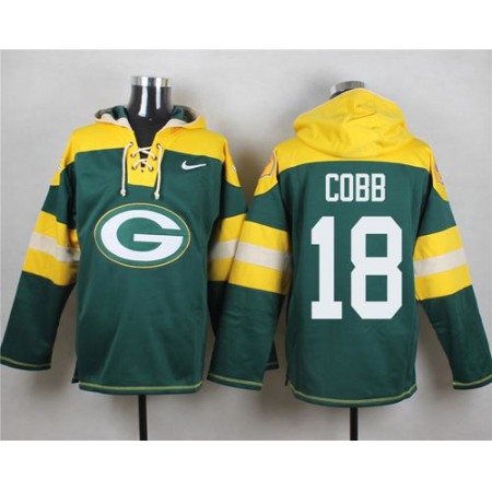Nike Packers #18 Randall Cobb Green Player Pullover NFL Hoodie