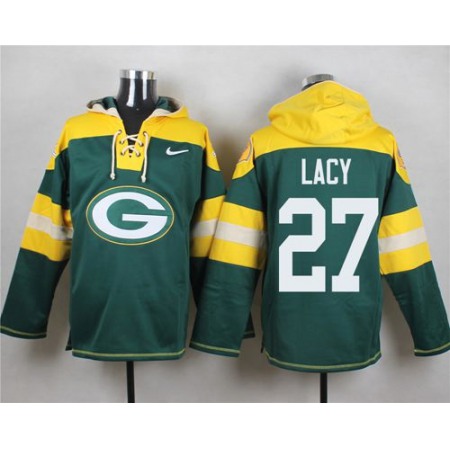 Nike Packers #27 Eddie Lacy Green Player Pullover NFL Hoodie