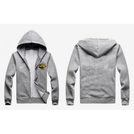 Nike Jacksonville Jaguars Authentic Logo Hoodie Grey