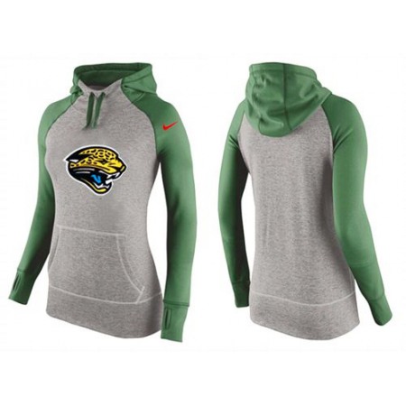 Women's Nike Jacksonville Jaguars Performance Hoodie Grey & Green