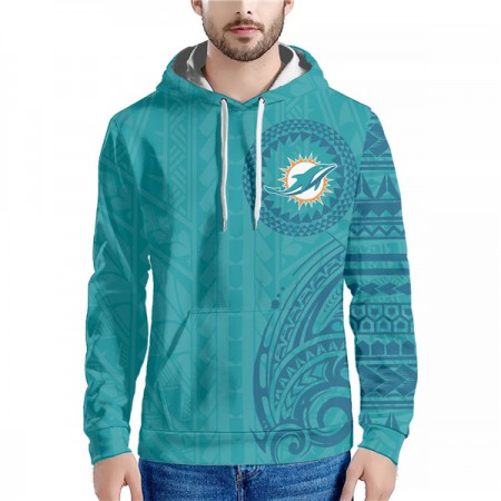 Men's Miami Dolphins Aqua Hoodie