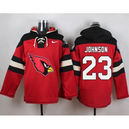 Nike Cardinals #23 Chris Johnson Red Player Pullover NFL Hoodie
