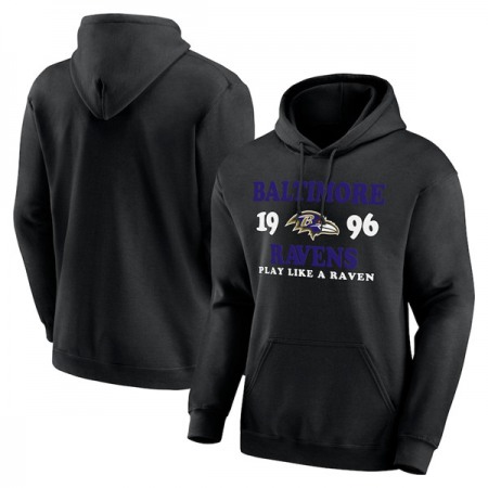 Men's Baltimore Ravens Black Fierce Competitor Pullover Hoodie