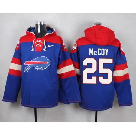 Nike Bills #25 LeSean McCoy Royal Blue Player Pullover NFL Hoodie