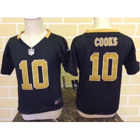 Toddler Nike New Orleans Saints #10 Brandin Cooks Black Stitched NFL Jersey