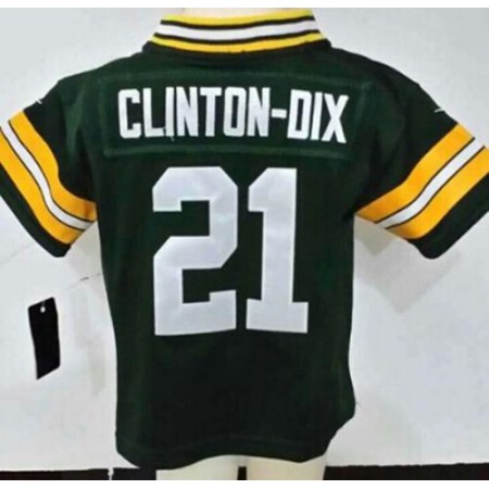 Toddler Nike Packers #21 Ha Ha Clinton-Dix Green Team Color Stitched NFL Elite Jersey