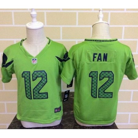 Toddler Nike Seahawks #12 Fan Green Alternate Stitched NFL Elite Jersey