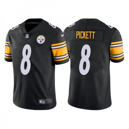 Toddlers Pittsburgh Steelers #8 Kenny Pickett Black 100th Season Vapor Untouchable Limited Stitched NFL Jersey