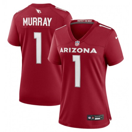 Women's Arizona Cardinals #1 Kyler Murray New Red Stitched Jersey(Run Small)