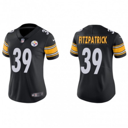 Women's Pittsburgh Steelers #39 Minkah Fitzpatrick Black Vapor Untouchable Limited Stitched NFL Jersey(Run Small)