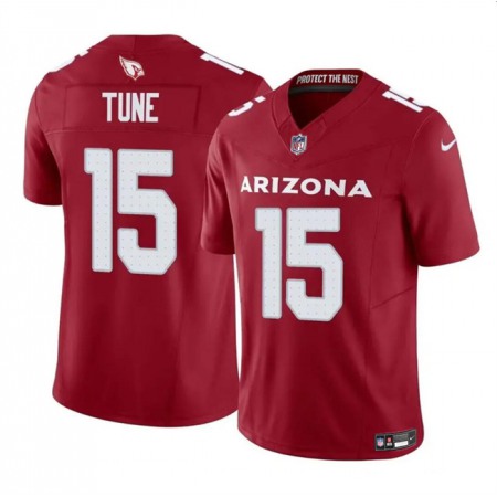 Men's Arizona Cardinals #15 Clayton Tune Red 2023 F.U.S.E. Vapor Untouchable Limited Stitched Football Jersey