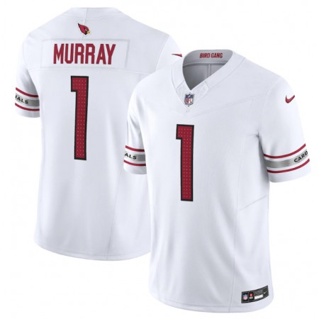 Men's Arizona Cardinals #1 Kyler Murray White 2023 F.U.S.E. Vapor Untouchable F.U.S.E. Limited Stitched Football Jersey