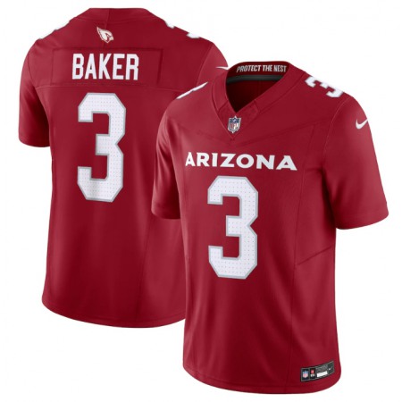 Men's Arizona Cardinals #3 Budda Baker Red 2023 F.U.S.E. Vapor Untouchable F.U.S.E. Limited Stitched Football Jersey