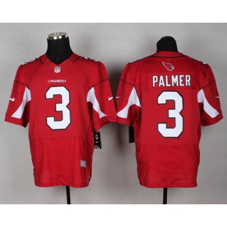 Nike Cardinals #3 Carson Palmer Red Team Color Men's Stitched NFL Elite Jersey