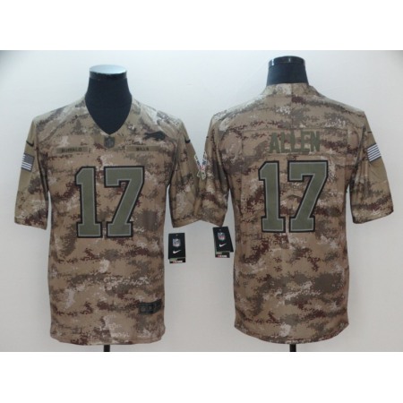 Men's Buffalo Bills #17 Josh Allen 2018 Camo Salute to Service Limited Stitched NFL Jersey