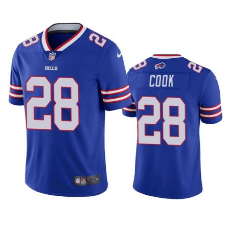 Men's Buffalo Bills #28 James Cook Blue Vapor Untouchable Limited Stitched Jersey