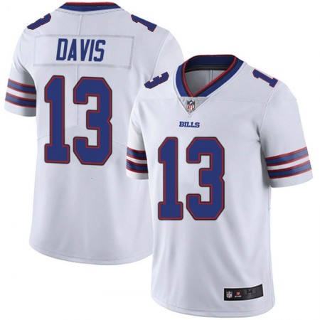 Men's Buffalo Bills #13 Gabriel Davis White Vapor Untouchable Limited Stitched Jersey