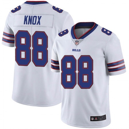 Men's Buffalo Bills #88 Dawson Knox White Vapor Untouchable Limited Stitched Jersey