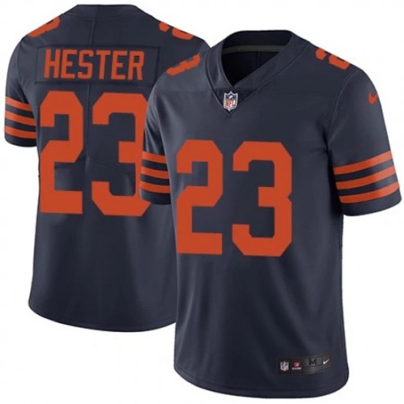 Men's Chicago Bears #23 Devin Hester Navy Vapor untouchable Limited Stitched NFL Jersey