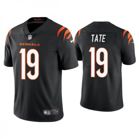 Men's Cincinnati Bengals #19 Auden Tate 2021 Black Vapor Untouchable Limited Stitched Jersey