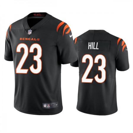 Men's Cincinnati Bengals #23 Daxton Hill Black Vapor Untouchable Limited Stitched Jersey