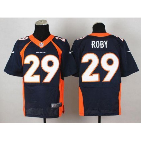 Nike Broncos #29 Bradley Roby Navy Blue Alternate Men's Stitched NFL New Elite Jersey