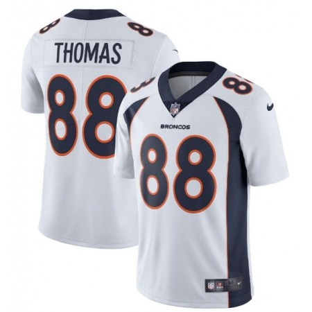 Men's Denver Broncos #88 Demaryius Thomas White Vapor Untouchable Limited Stitched Jersey