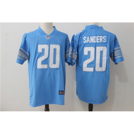 Men's Nike Detroit Lions #20 Barry Sanders Blue Stitched NFL Vapor Untouchable Limited Jersey