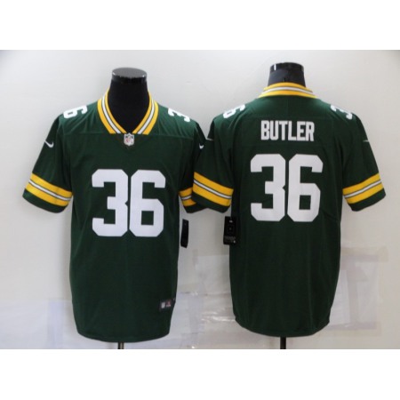 Men's Green Bay Packers #36 Leroy Butler 2021 Green Legend Stitched Football Jersey