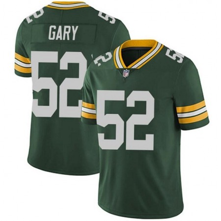 Men's Green Bay Packers #52 Rashan Gary Green Stitched Football Jersey