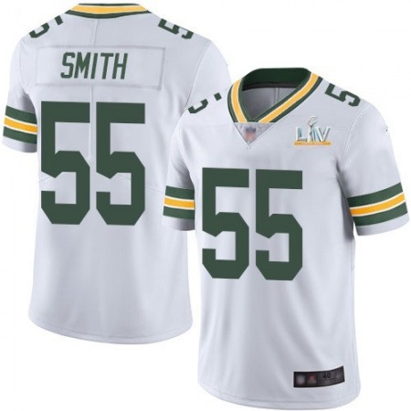 Men's Green Bay Packers #55 Za'Darius Smith White 2021 Super Bowl LV Stitched NFL Jersey