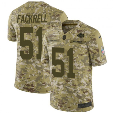 Men's Green Bay Packers #51 Kyler Fackrell Camo Salute to Service Limited Stitched NFL Jersey