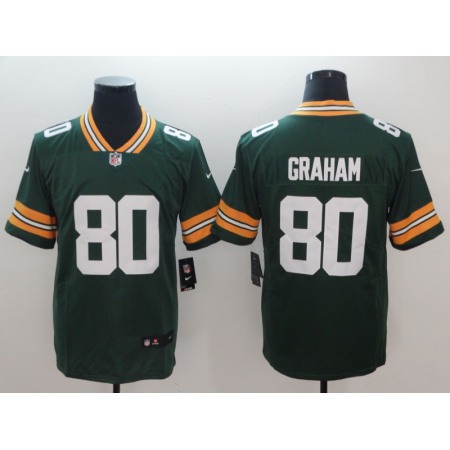 Men's Green Bay Packers #80 Jimmy Graham Green Vapor Untouchable Limited NFL Stitched Jersey